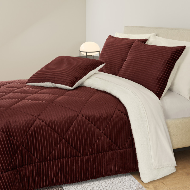 Brick Full/Queen 3Pc. Comforter Set