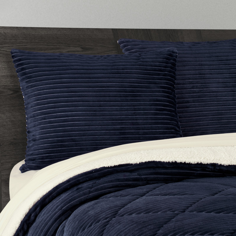 Navy Full/Queen 3Pc. Comforter Set