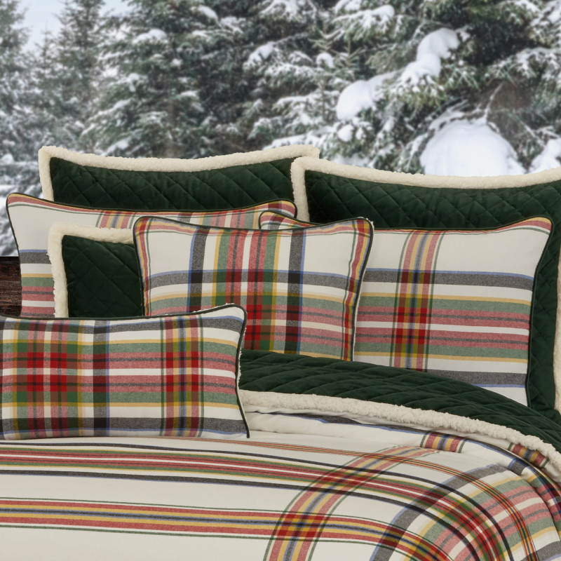 Red Full/Queen 3Pc. Comforter Set