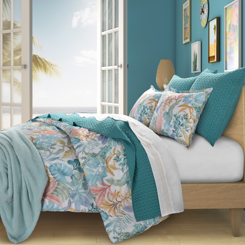 Aqua Full/Queen 3Pc. Comforter Set