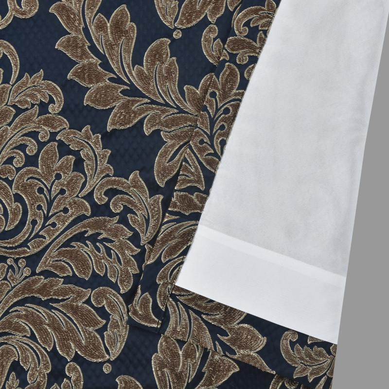 Navy 95inch Window Panel Pair