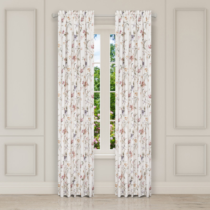 Ivory 84inch Window Panel Pair