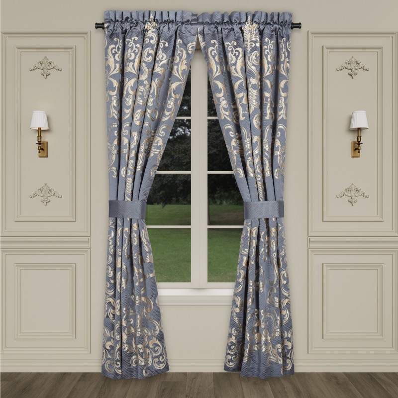 Powder Blue 95inch Window Panel Pair
