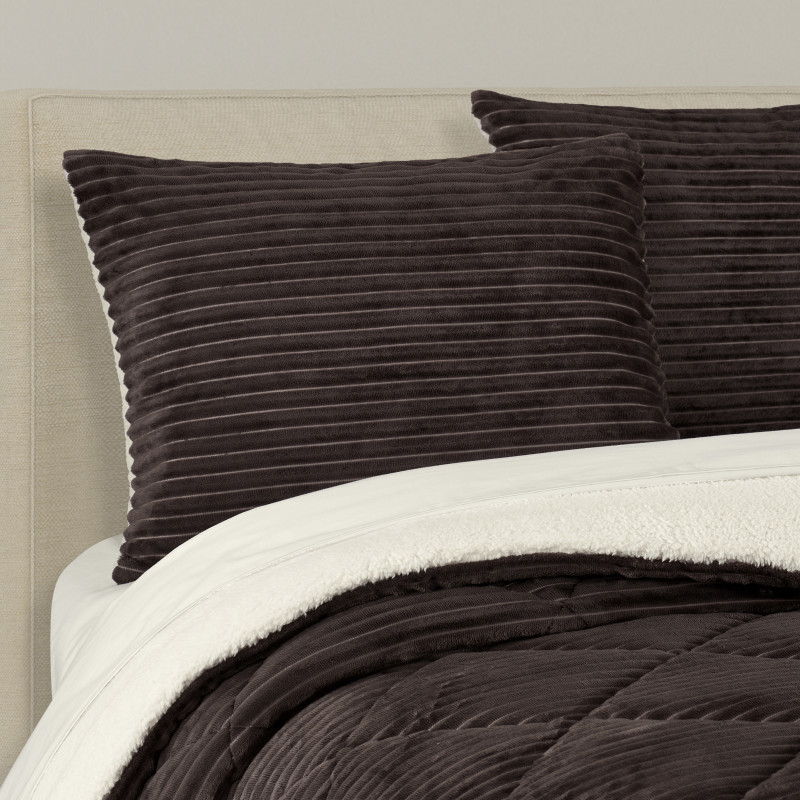Mocha Full/Queen 3Pc. Comforter Set