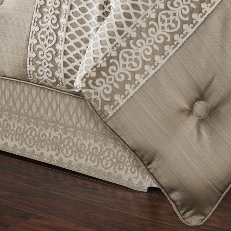 Champagne California King 4Pc. Comforter Set