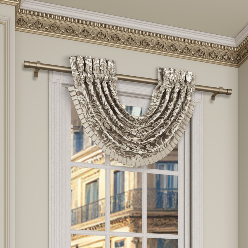 Flax Window Waterfall Valance