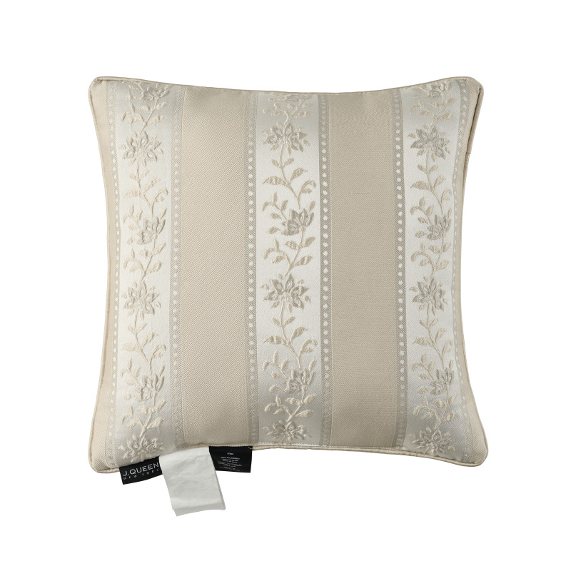 Ivory 20inch Square Decorative Throw Pillow