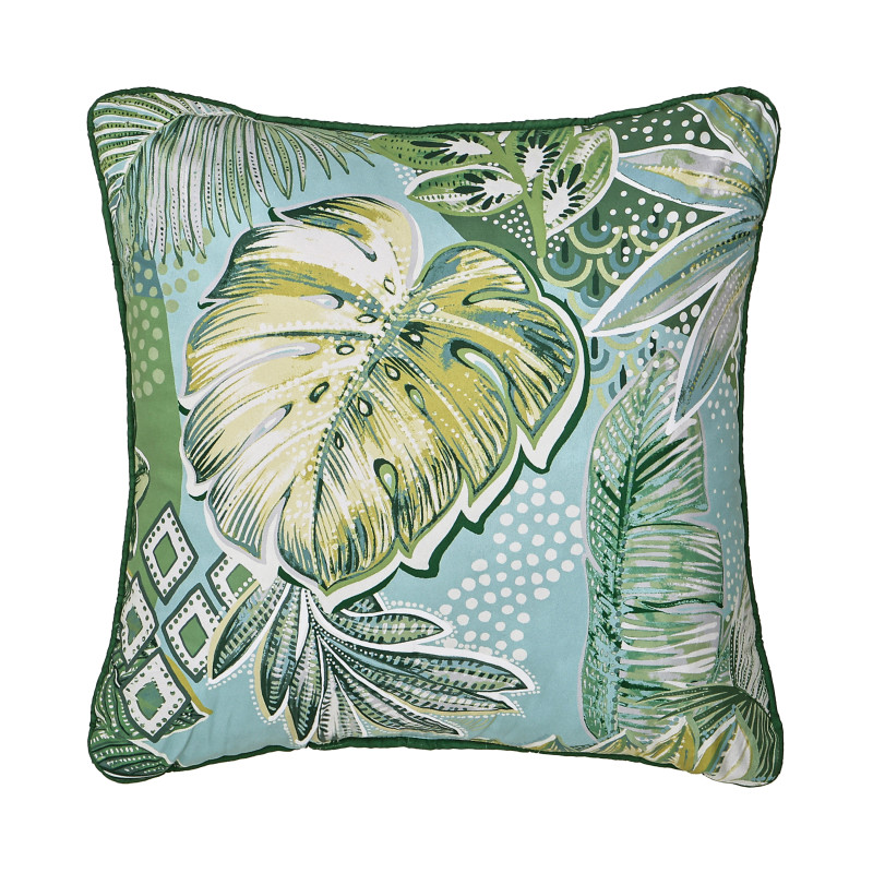 Teal 18inch Square Decorative Throw Pillow
