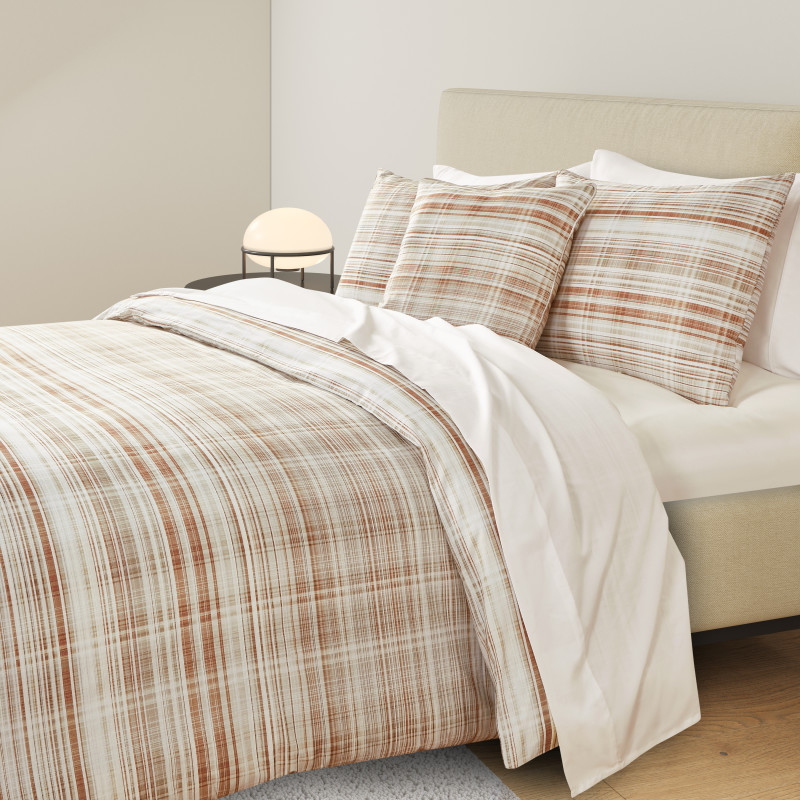 Cinnamon King/Cal King Duvet Cover 3Pc. Set