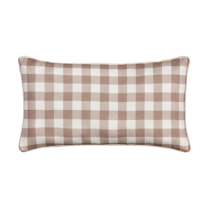 Blush Quilted Boudoir Decorative Throw Pillow
