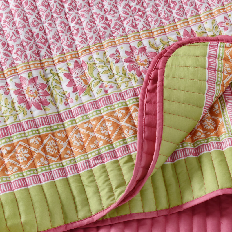 Pink Twin/Twin Xl 2Pc. Quilt Set