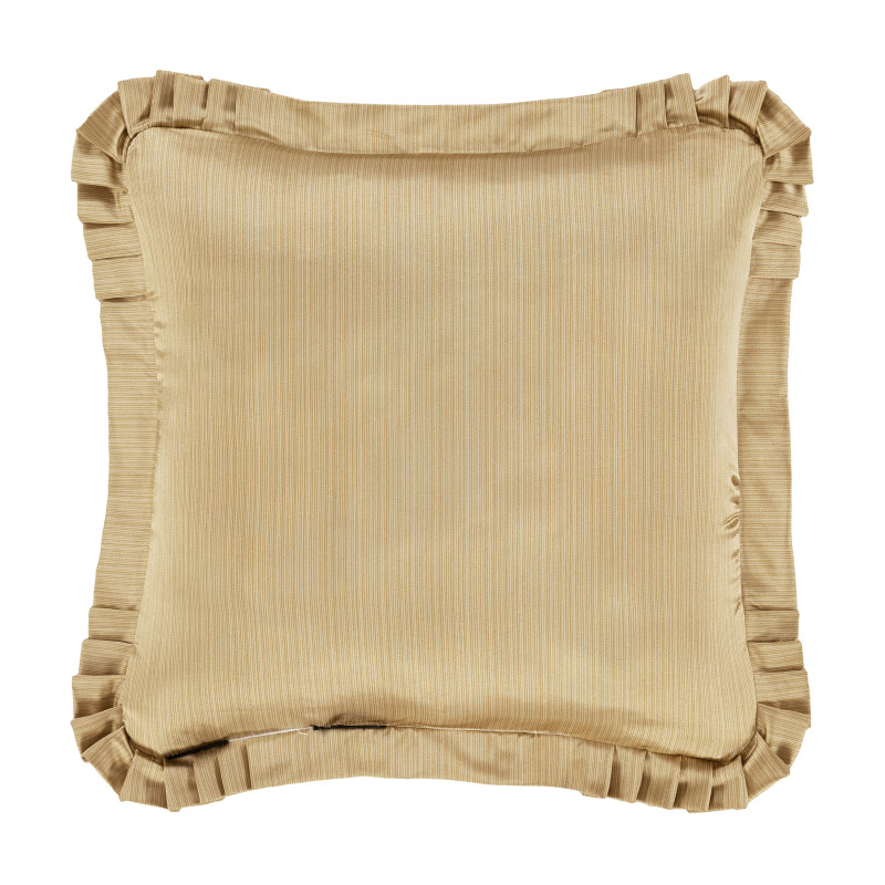 Gold 20inch Square Decorative Throw Pillow