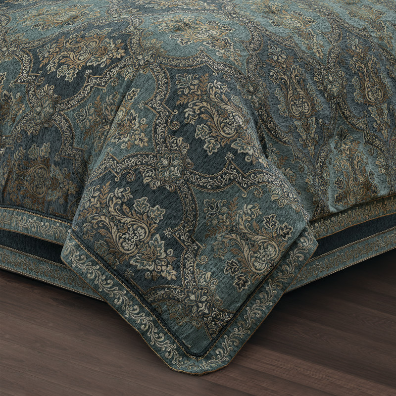 Teal Queen 4Pc. Comforter Set