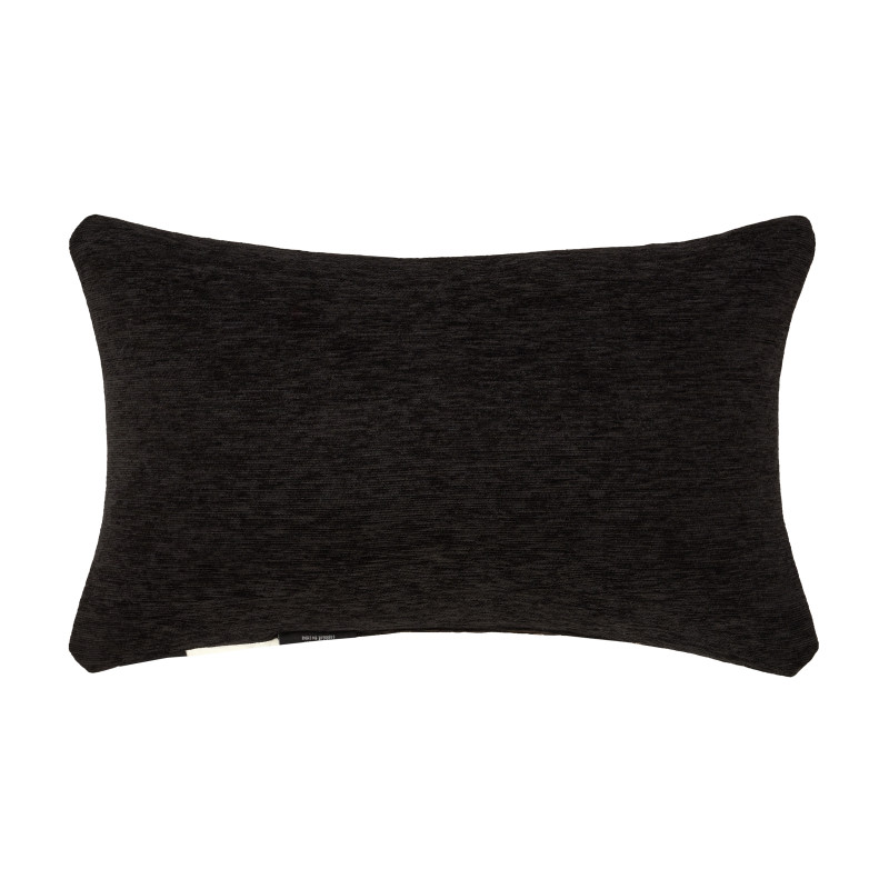 Black Boudoir Decorative Throw Pillow