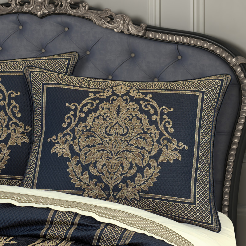 Royal Blue Queen 4Pc. Comforter Set