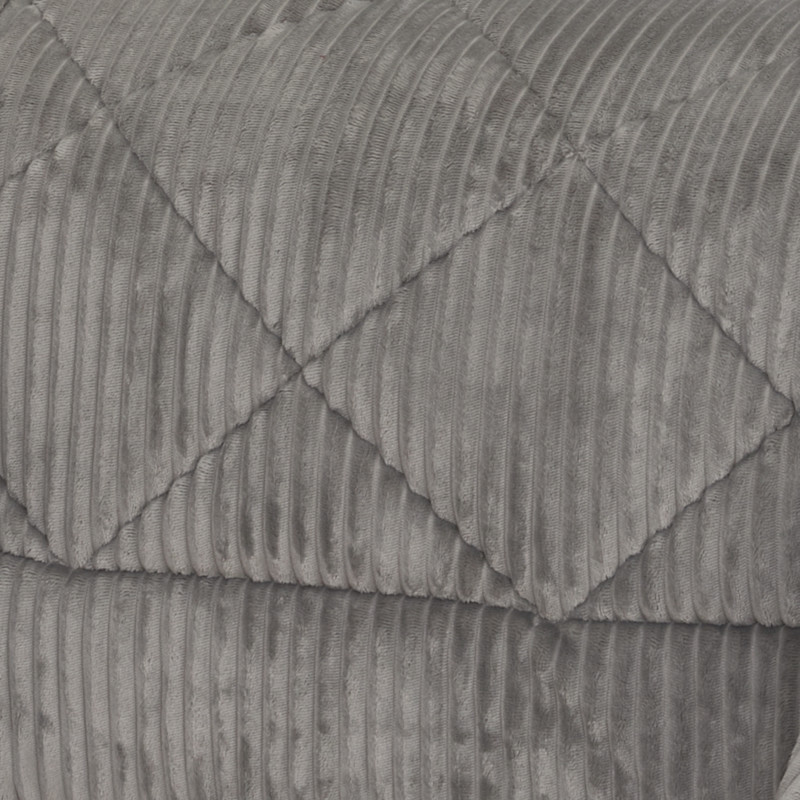 Light Grey Full/Queen 3Pc. Comforter Set