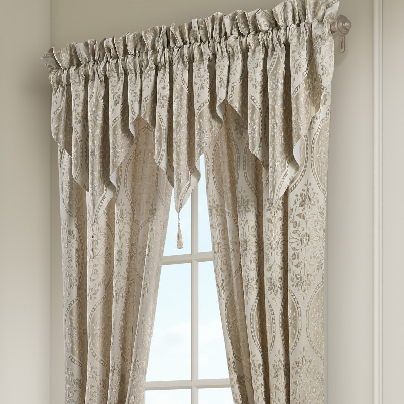 Ivory Window Ascot Valance