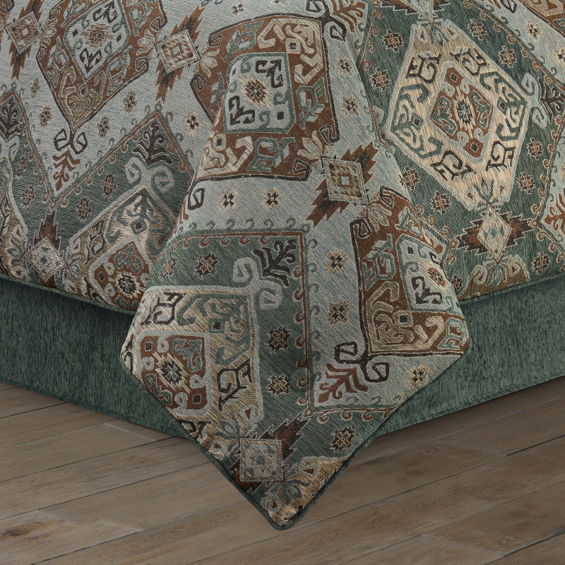 Turquoise California King 4Pc. Comforter Set
