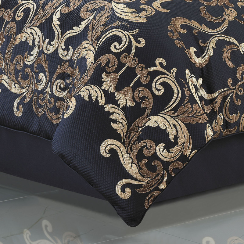Royal Blue Queen 4Pc. Comforter Set