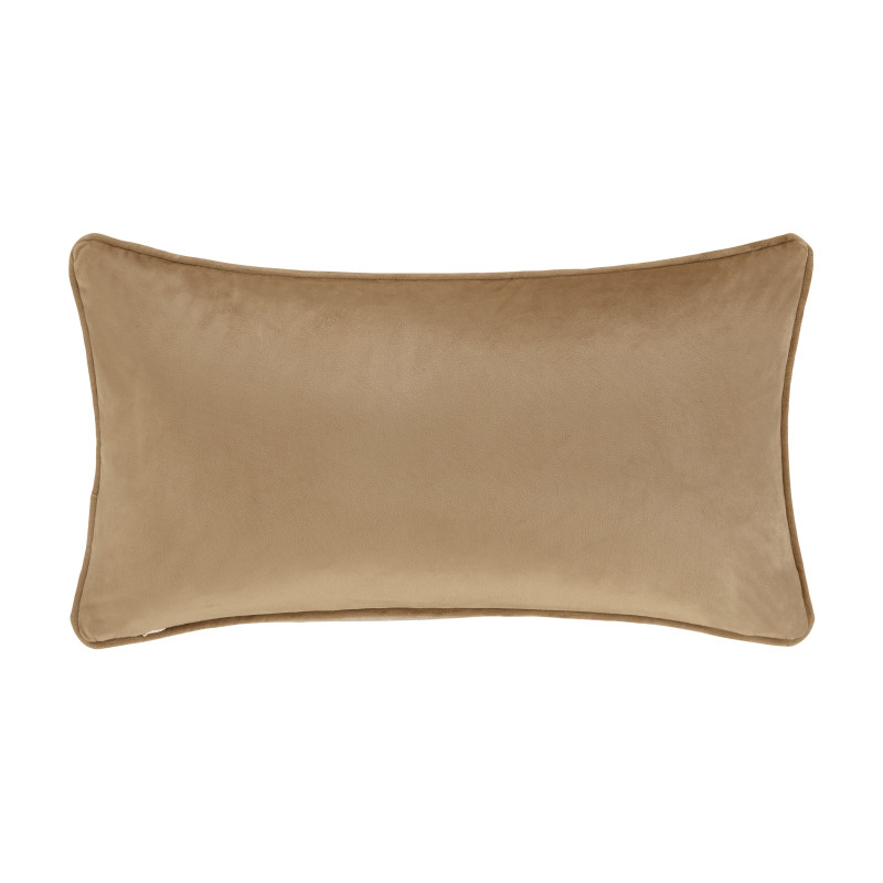 Gold Boudoir Embellished Decorative Throw Pillow