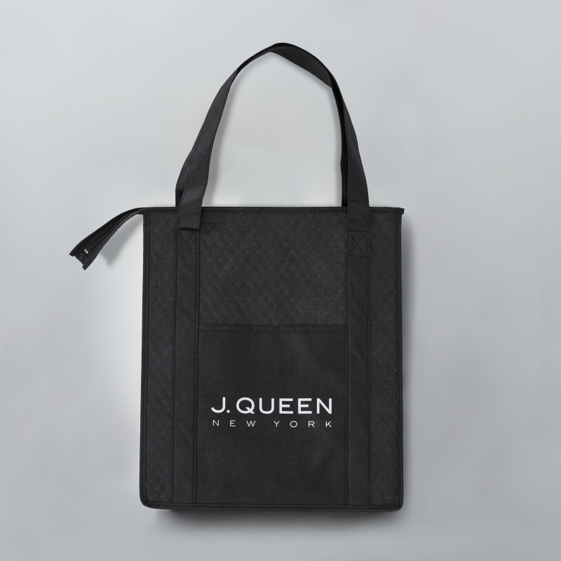 Black Insulated Tote Bag