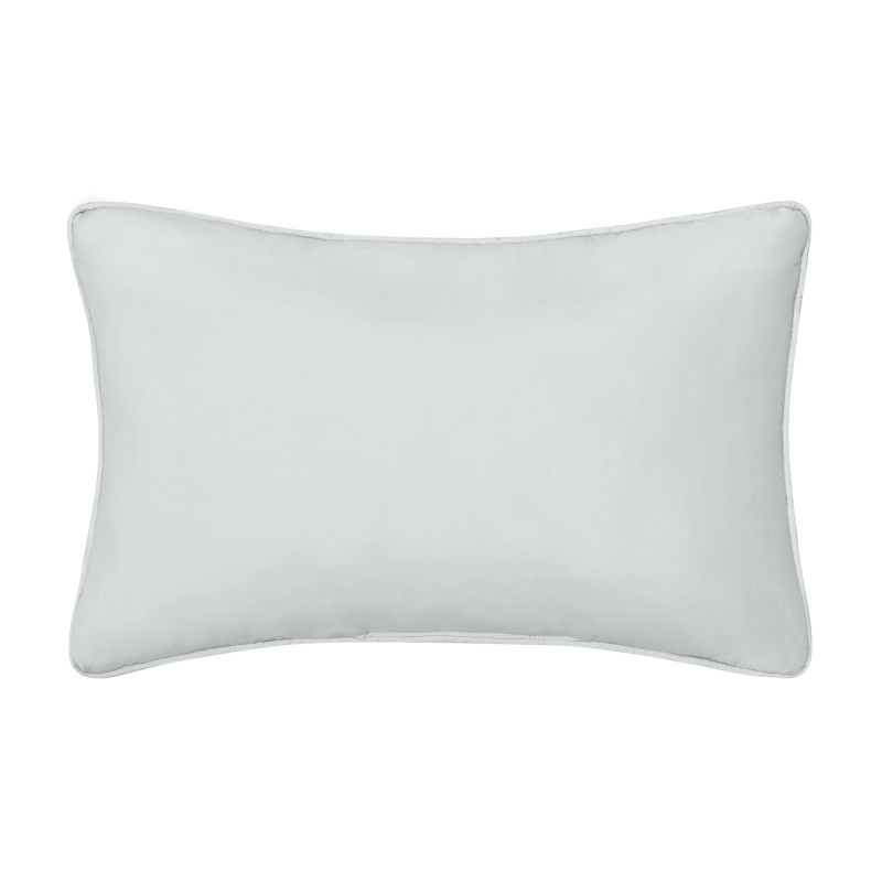 Blue Quilted Boudoir Decorative Throw Pillow