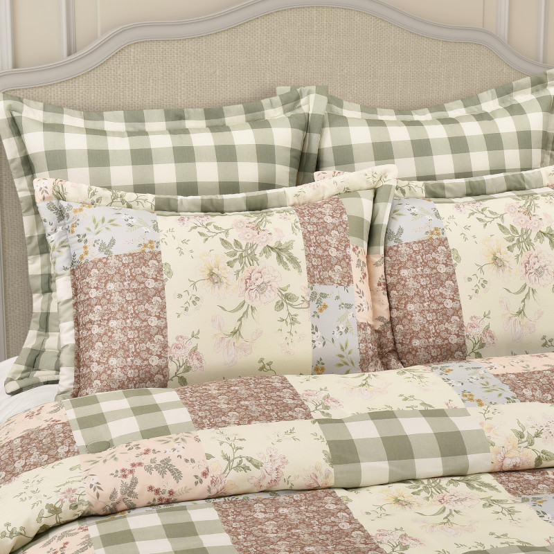 Dusty Rose Full/Queen 3Pc. Comforter Set