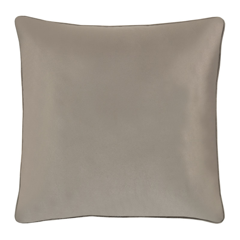 Taupe 18inch Square Decorative Throw Pillow