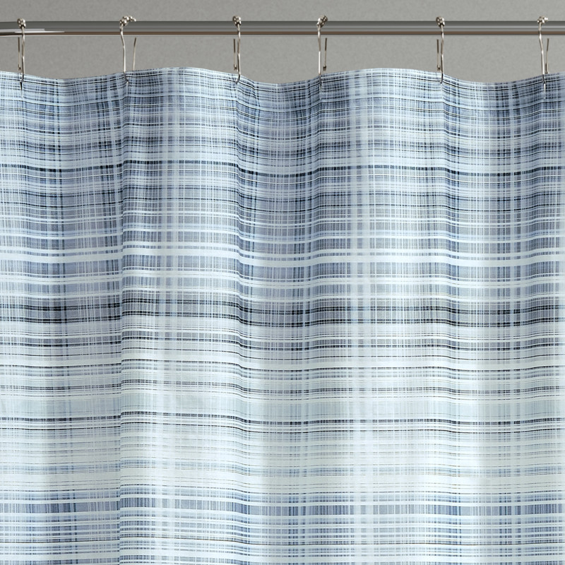 Blue Shower Curtain