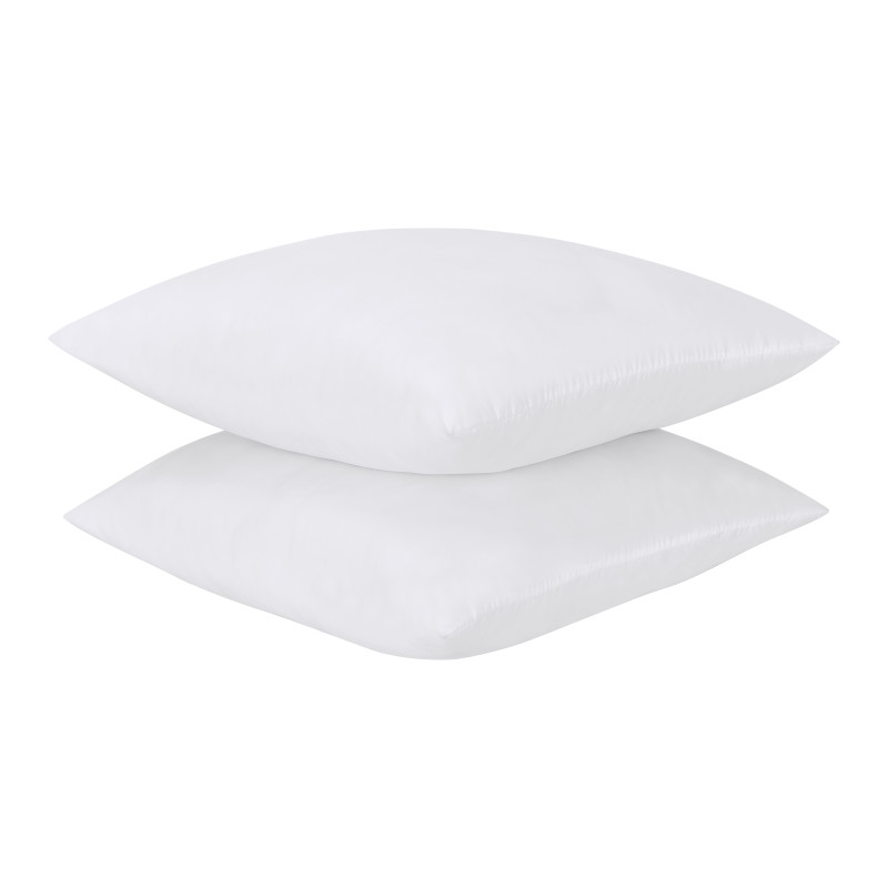 White Oversized Euro Pillow Pair