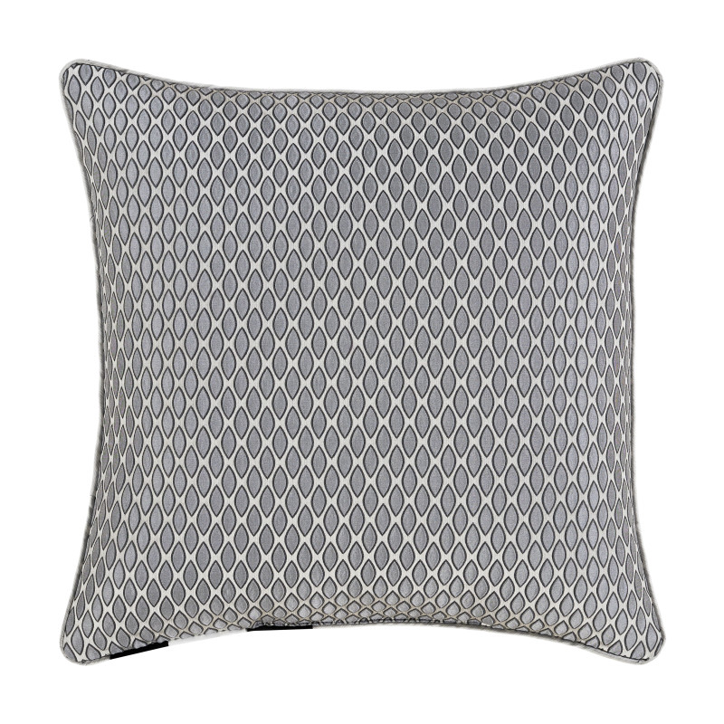 Pewter 20inch Square Decorative Throw Pillow