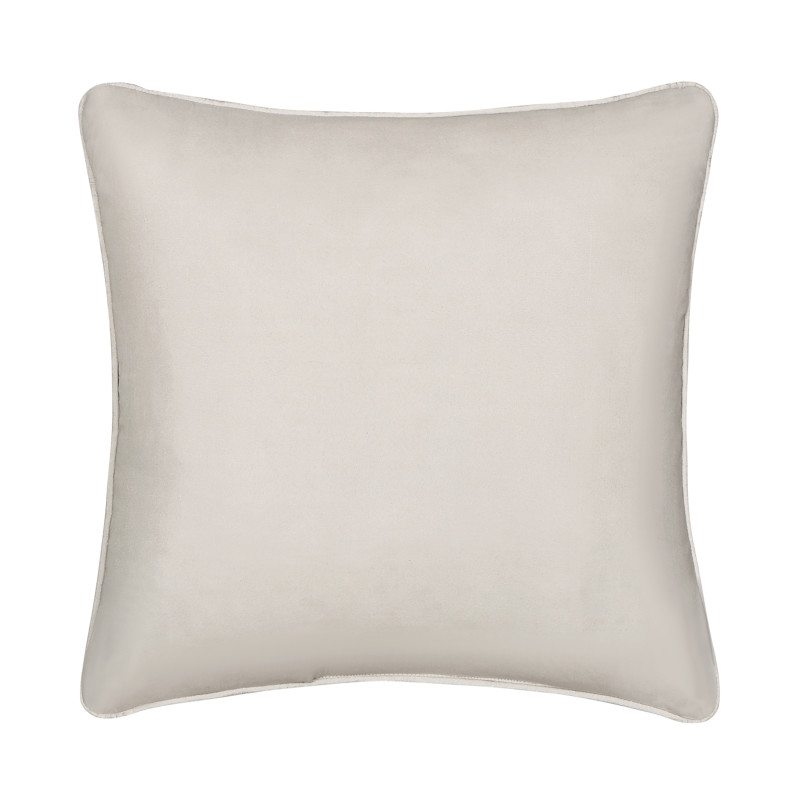 Coral 18inch Square Quilted Decorative Throw Pillow