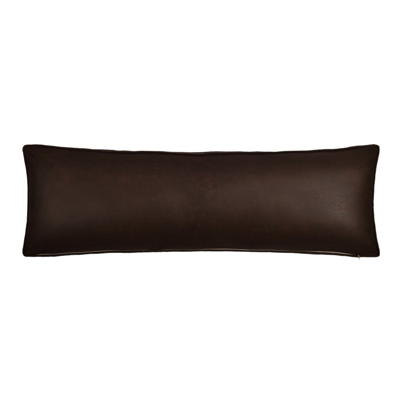 Brown Bolster Decorative Throw Pillow