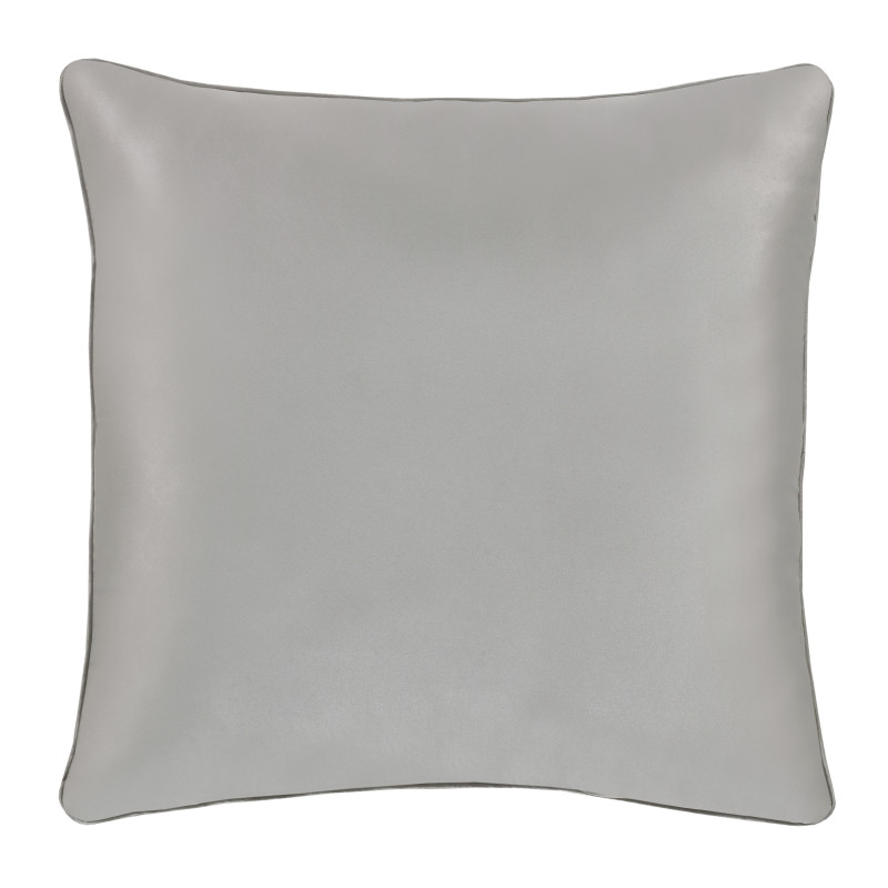 Silver 16inch Square Decorative Throw Pillow
