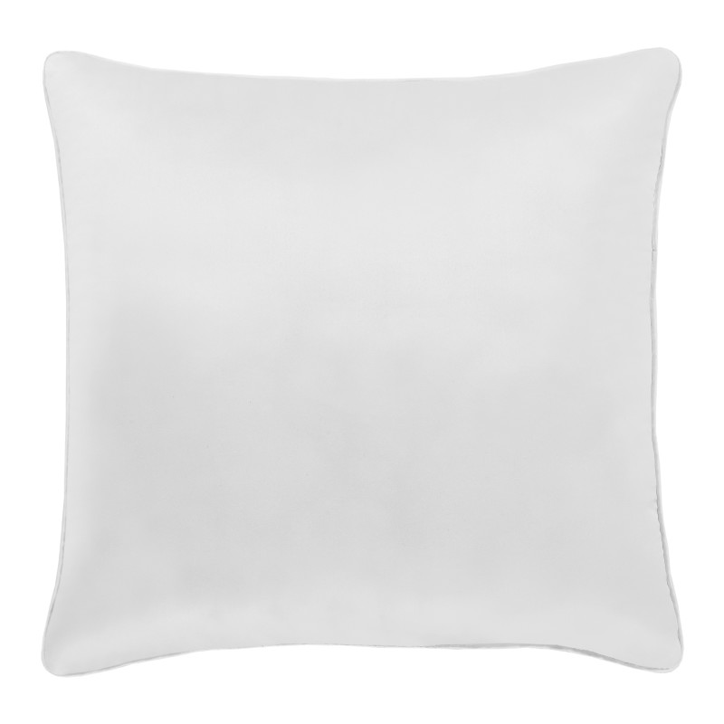 White 16inch Square Decorative Throw Pillow