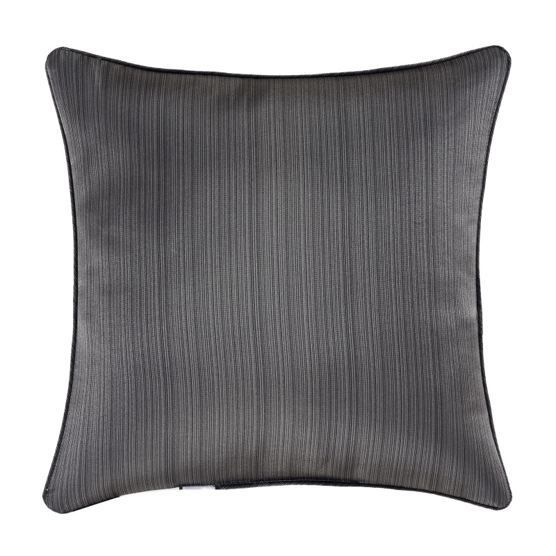 Charcoal 20inch Square Decorative Throw Pillow