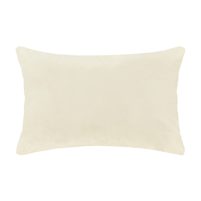 Winter White Quilted Boudoir Decorative Throw Pillow