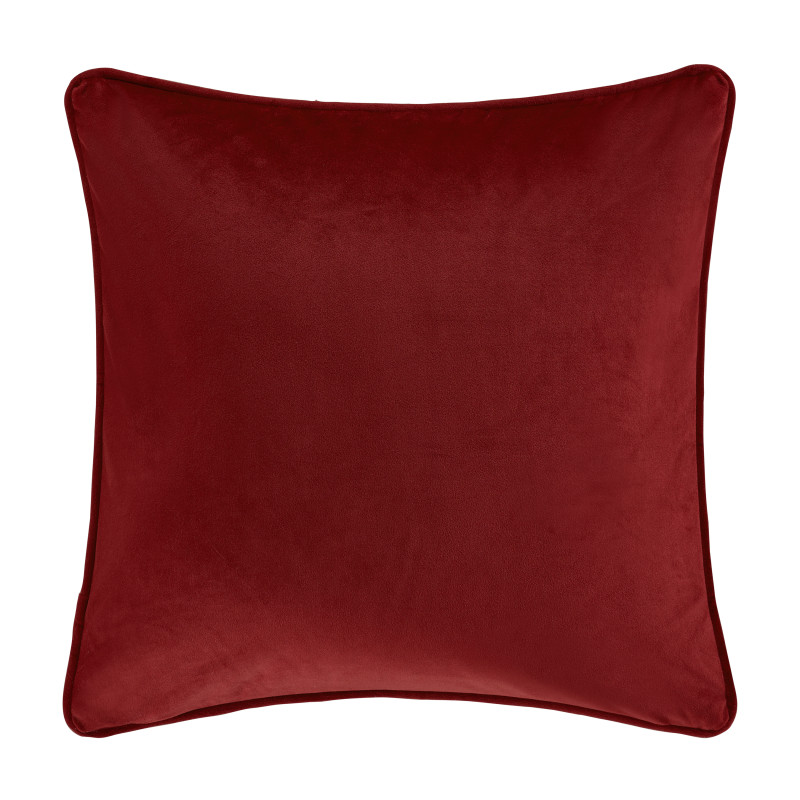 Crimson 18inch Square Decorative Throw Pillow