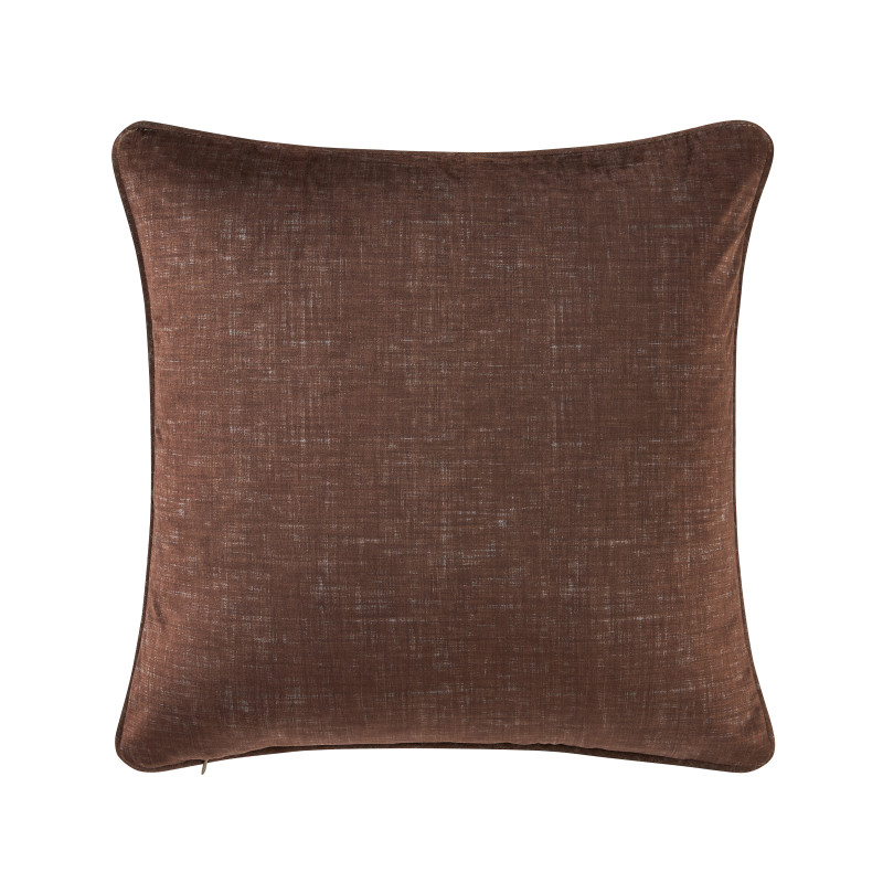 Chocolate 18inch Square Decorative Throw Pillow