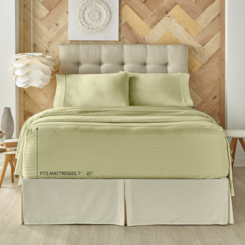 Sage Queen 4Pc. Sheet Set