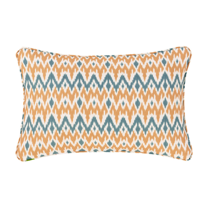 Teal Quilted Boudoir Decorative Throw Pillow