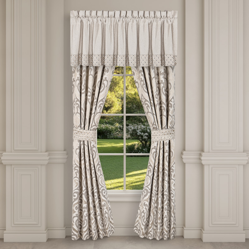 Almond Window Straight Valance