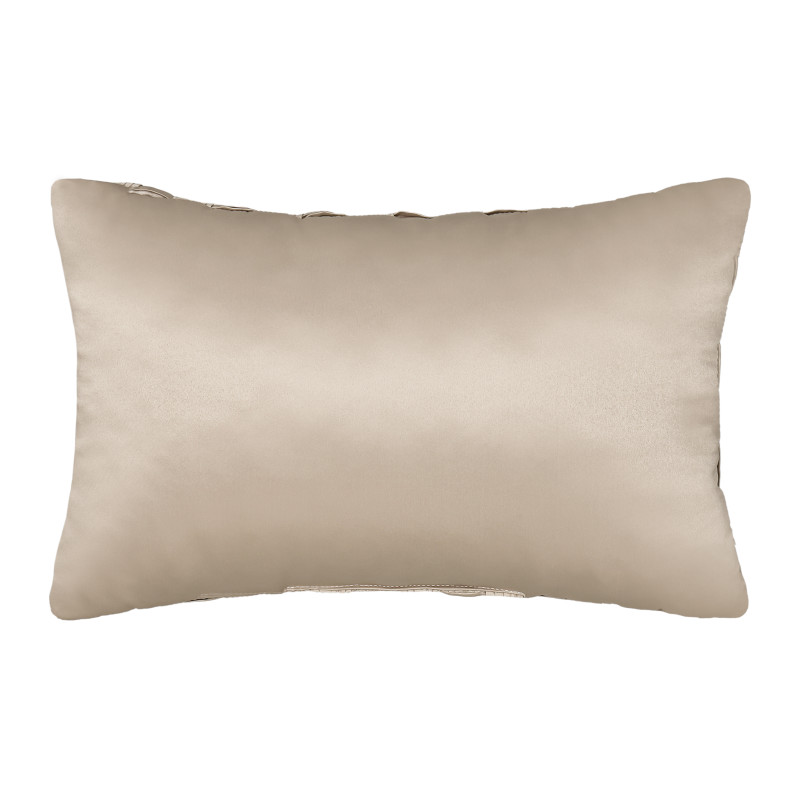 Almond Boudoir Embellished Decorative Throw Pillow