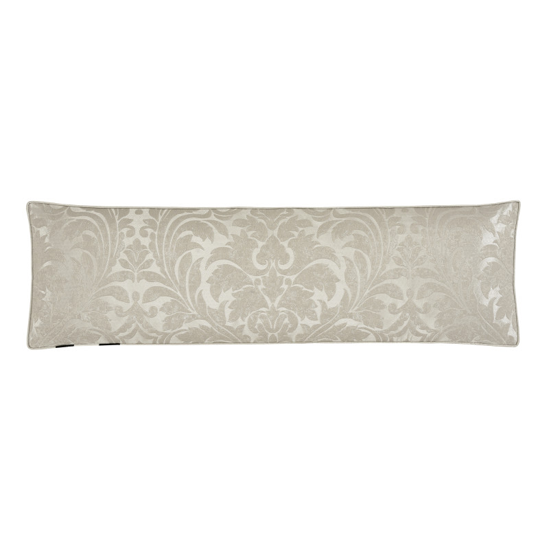 Silver Bolster Decorative Throw Pillow