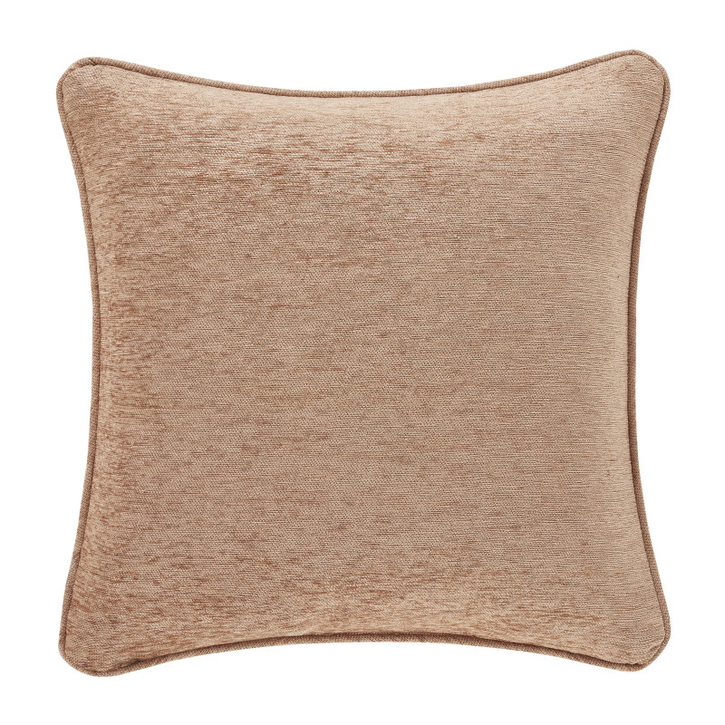 Beige 20inch Square Decorative Throw Pillow