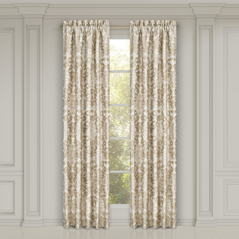 Gold 84inch Window Panel Pair