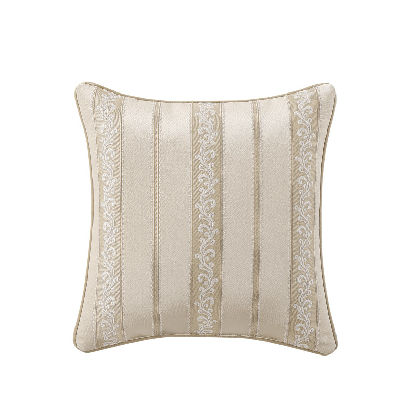 Gold 20inch Square Decorative Throw Pillow