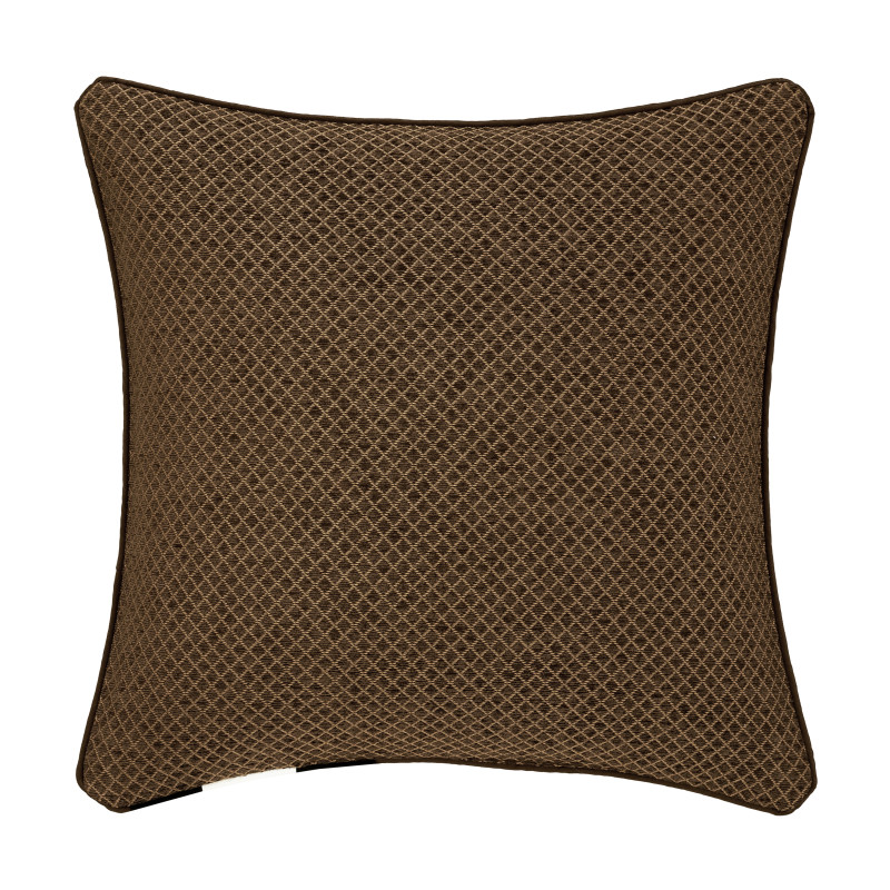 Mocha 20inch Square Decorative Throw Pillow