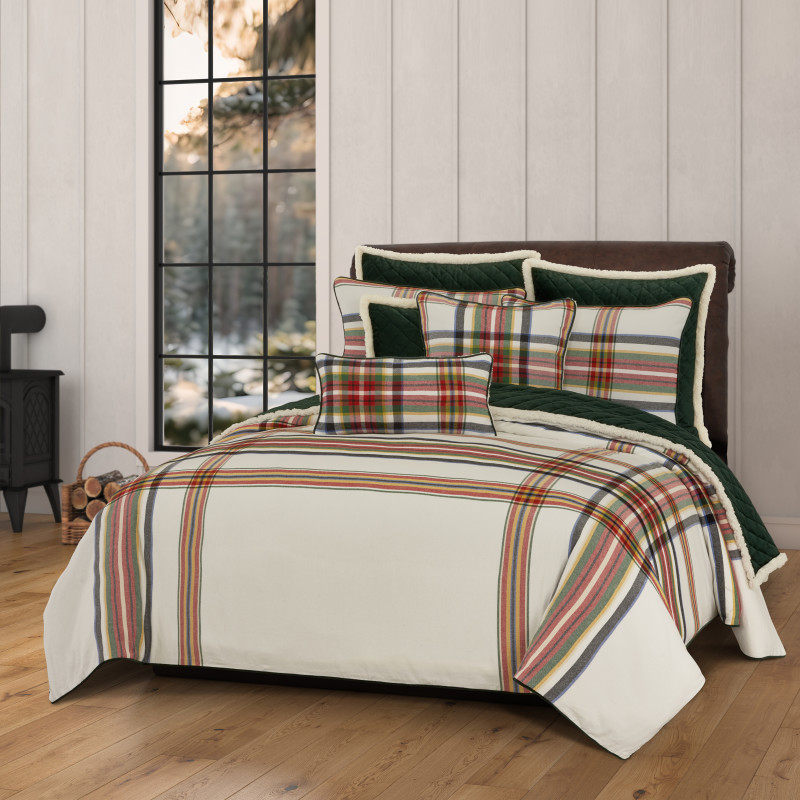Red Full/Queen 3Pc. Comforter Set