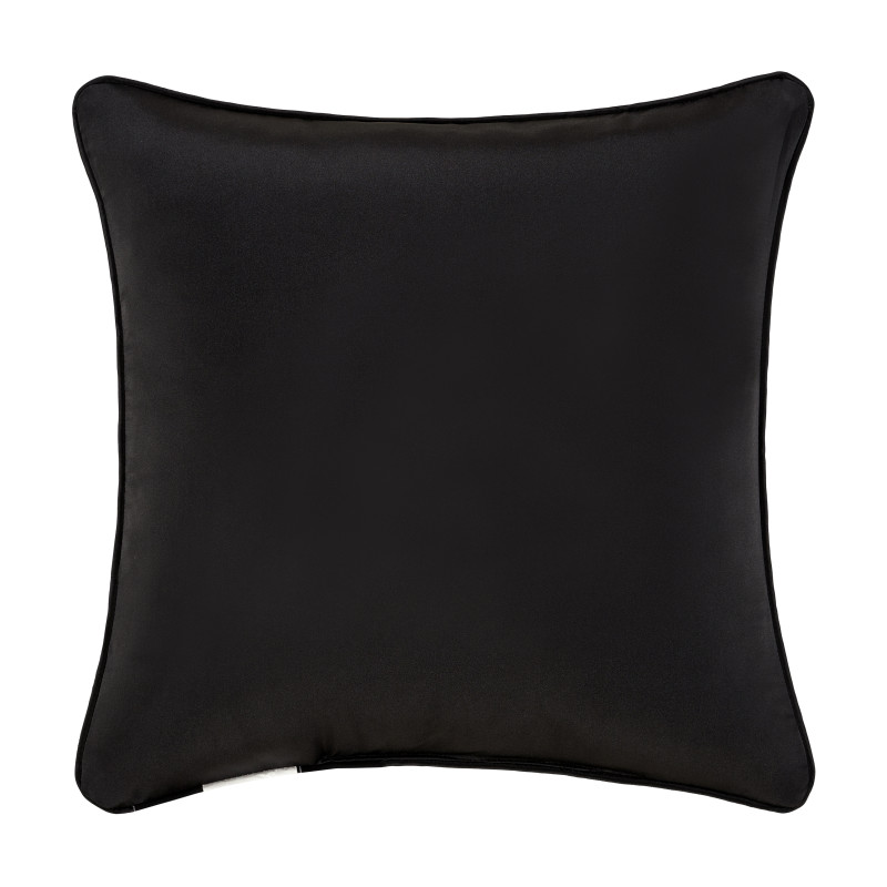 Black 20inch Square Decorative Throw Pillow